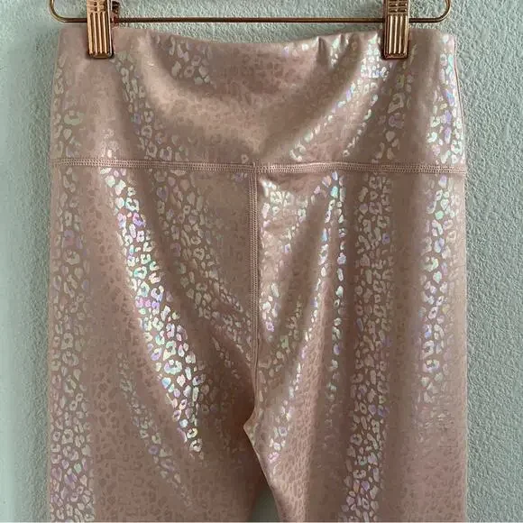 NWT IVL Collective Active Iridescent High Waist Leggings Leopard 8 - Picture 5 of 12
